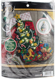Bucilla Felt Stocking Applique Kit 18" Long