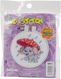 Janlynn/Kid Stitch Mini Counted Cross Stitch Kit 3" Round