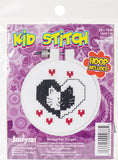 Janlynn/Kid Stitch Mini Counted Cross Stitch Kit 3" Round