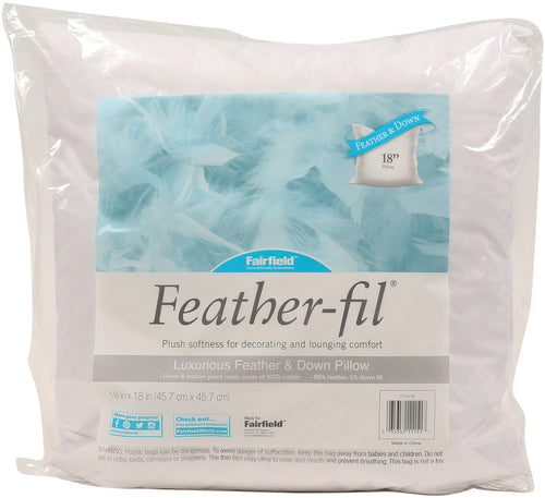 Fairfield Feather-Fil Feather & Down Pillow Insert