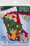 Design Works Felt Stocking Applique Kit 18" Long