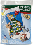 Design Works Felt Stocking Applique Kit 18" Long
