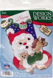 Design Works Felt Stocking Applique Kit 18" Long