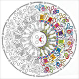 Design Works/Zenbroidery Stamped Embroidery 12"X12"