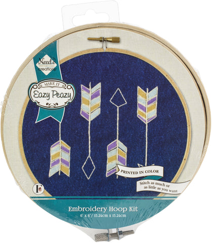 Needle Creations Easy Peasy Embroidery Kit 6"
