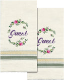 Tobin Stamped For Embroidery Kitchen Towels 18"X28" 2/Pkg