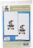 Tobin Stamped For Embroidery Kitchen Towels 18"X28" 2/Pkg
