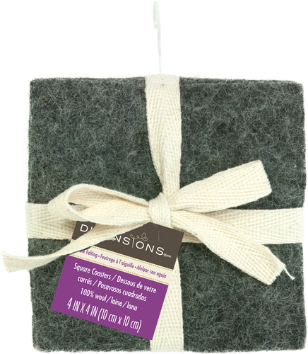 Dimensions Feltworks Coaster Set 4"