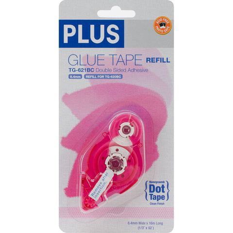 Plus Permanent Honeycomb Glue Tape Refill