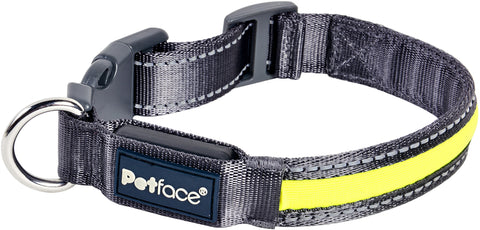Petface Flashing Reflective Collar 10" To 14"