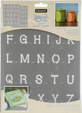 Americana Alphabet Stencils 8.5"X11"