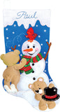 Design Works Felt Stocking Applique Kit 18" Long