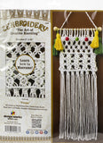 Design Works/Zenbroidery Macrame Wall Hanging Kit 8"X24"