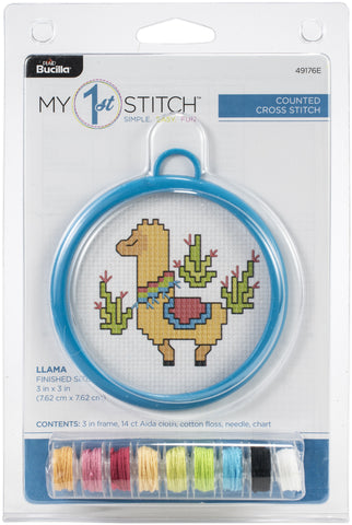 Bucilla/My 1st Stitch Mini Counted Cross Stitch Kit 3"