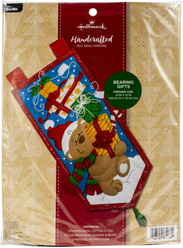 Bucilla Hallmark Felt Wall Hanging Applique Kit 9"X23"