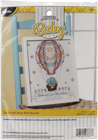 Bucilla Counted Cross Stitch Blanket Kit 34"X42"