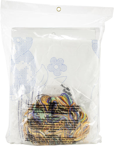Bucilla Hallmark Stamped Cross Stitch Crib Cover 34"X43"