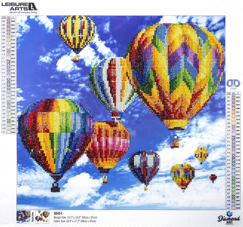 Leisure Arts Diamond Art Advanced Kit 15.75"X14.57"