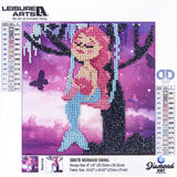 Leisure Arts Sparkle Art Diamond Paint Kit 10.63"X10.63"