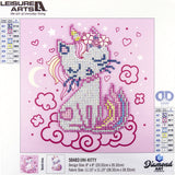 Leisure Arts Sparkle Art Diamond Paint Kit 10.63"X10.63"