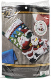 Bucilla Felt Stocking Applique Kit 18" Long
