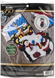 Bucilla Felt Stocking Applique Kit 18" Long