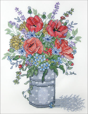 Janlynn Stamped Cross Stitch Kit 11"X14"