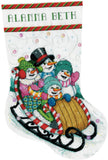 Design Works Cross Stitch Stocking Kit 17" Long