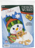 Design Works Felt Stocking Applique Kit 18" Long