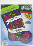 Design Works Felt Stocking Applique Kit 18" Long