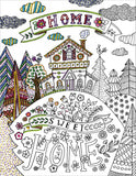 Design Works/Zenbroidery Stamped Embroidery Kit 14"X18"