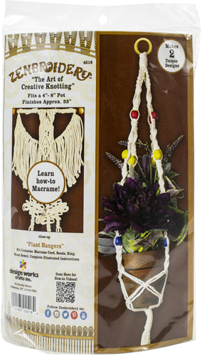 Design Works/Zenbroidery Macrame Wall Hanging Kit 33" Long