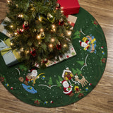Bucilla Felt Tree Skirt Applique Kit 43" Round