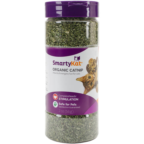SmartyKat Certified Organic Catnip 2 Ounce Canister