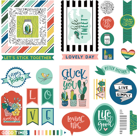 Stuck On You Ephemera Cardstock Die-Cuts 30/Pkg