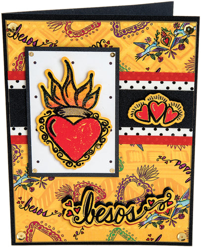 Sizzix Framelits Die & Stamp Set By Crafty Chica
