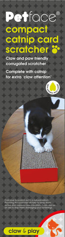 Petface Compact Catnip Card Scratcher