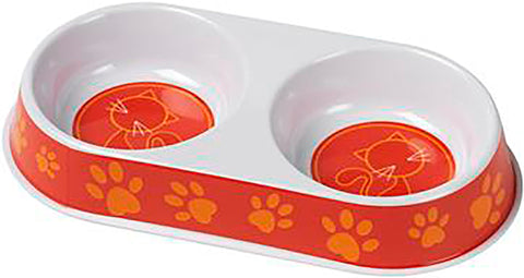 Petface Melamine Double Cat Bowl