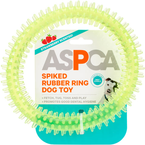 ASPCA Spiked Rubber Ring Dog Toy