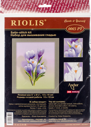 RIOLIS Satin Stitch Kit 5"X6.25"