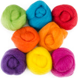 Wistyria Editions Wool Roving 12" .25oz 8/Pkg