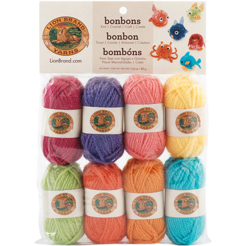 Lion Brand Bonbons Yarn 8pcs