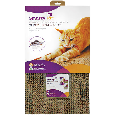 SmartyKat SuperScratcher+ Double Wide Catnip Scratcher