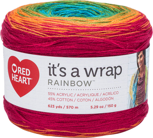 Red Heart It's A Wrap Rainbow Yarn