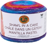 Lion Brand Shawl in a Cake Yarn