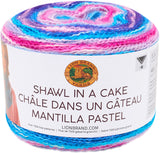 Lion Brand Shawl in a Cake Yarn