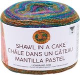 Lion Brand Shawl in a Cake Yarn