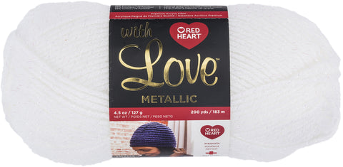 Red Heart With Love Metallic Yarn