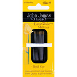 John James Gold Eye Easy Glide Milliner Needles