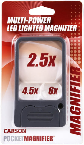 Carson Lighted Pocket Magnifier